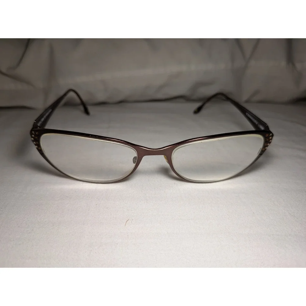 BCBGMAXAZRIA MONIQUE  BROWN 52-17-135 EYEGLASSES